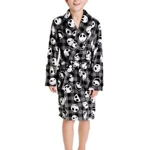 Nightmare Before Christmas Jack Skellington Robe - Size Youth Medium (8/10)